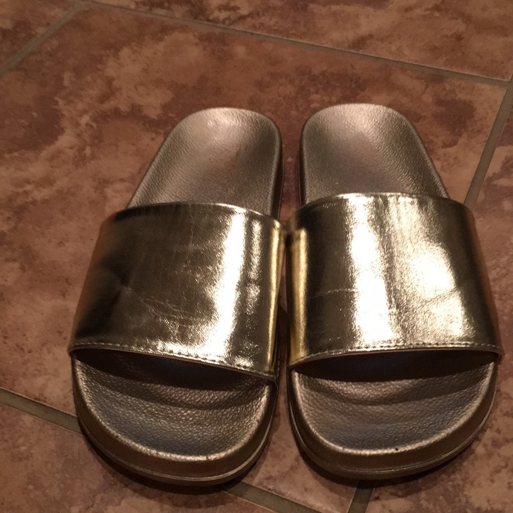 Franco Sarto slides wore once practically new